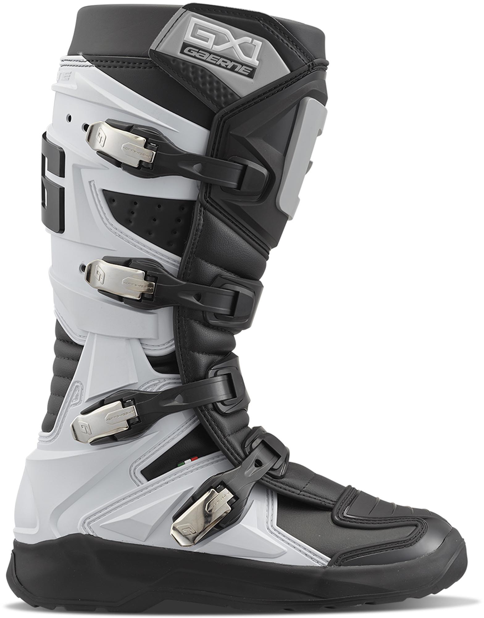Gaerne GX1 Evo Motocrossstøvler sort/hvid/grå 41 Figur 1