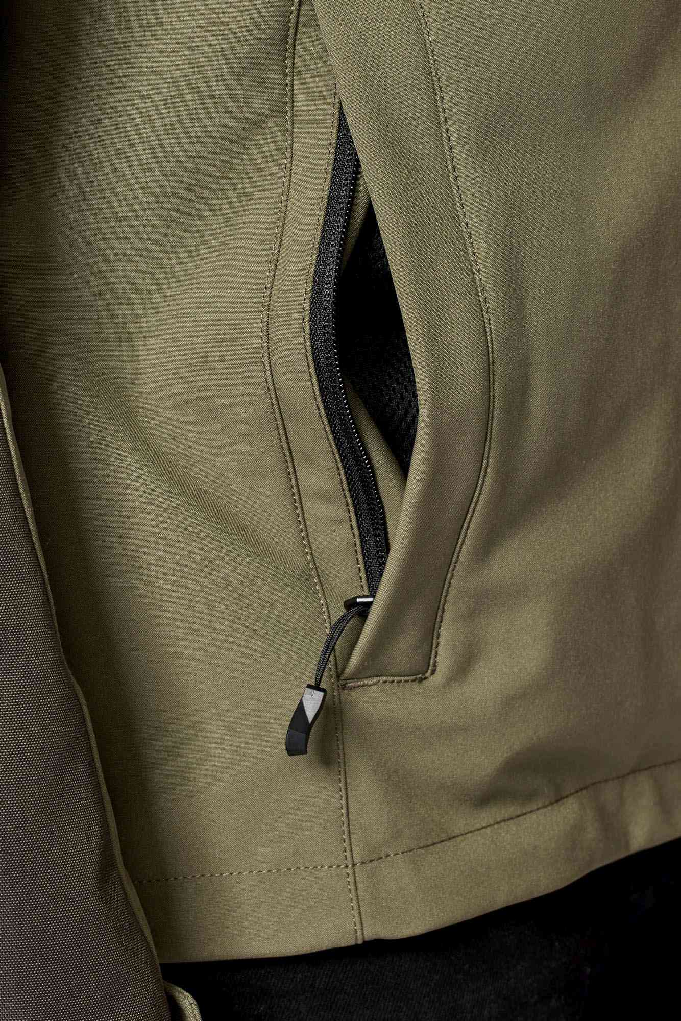 Revit Traffic 2 H2O Veste textile de moto imperméable gris/olive 3XL Figure 3