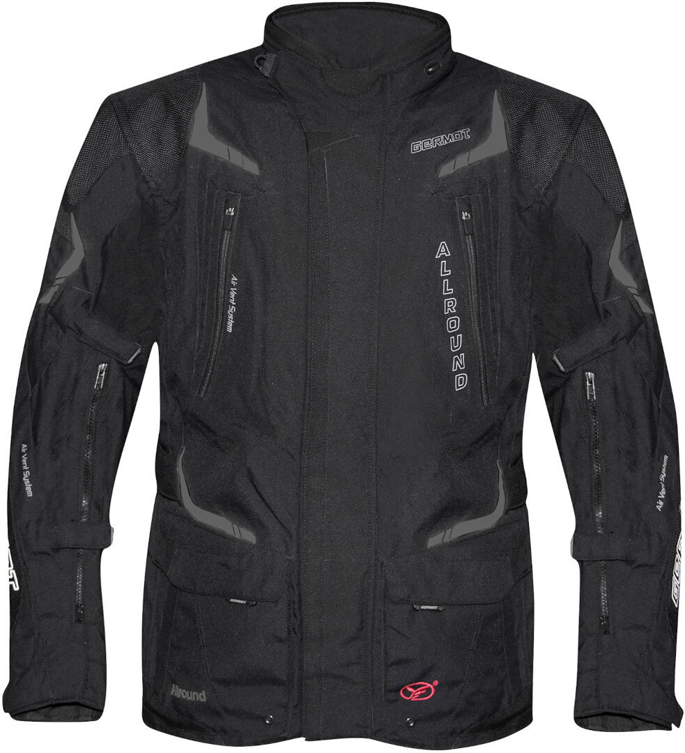 Germot Allround waterproof Motorcycle Textile Jacket black 110 Figure 1