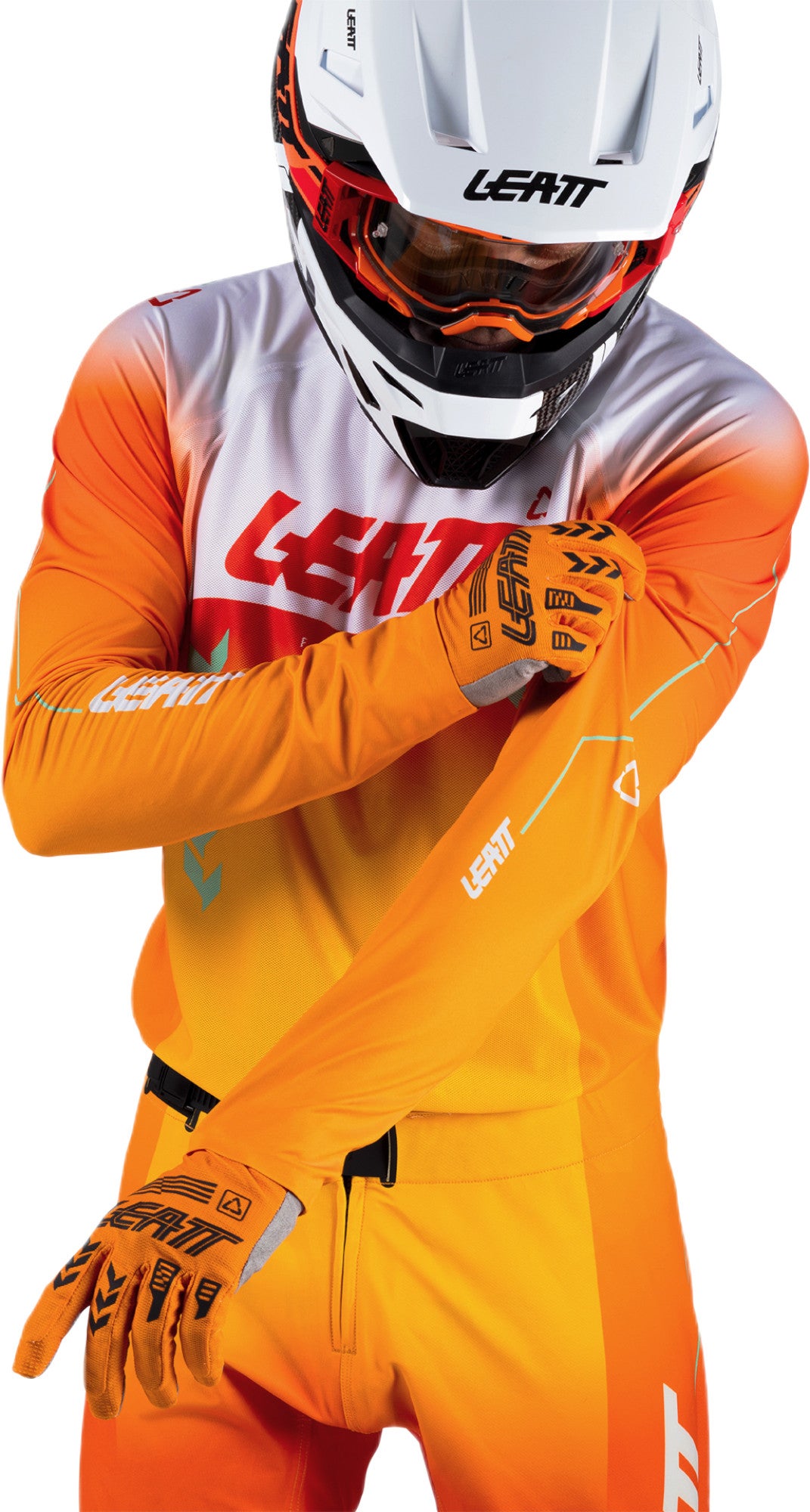 Leatt Moto 5.5 UltraWeld V26 Maillot de motocross orange/jaune XL Figure 5
