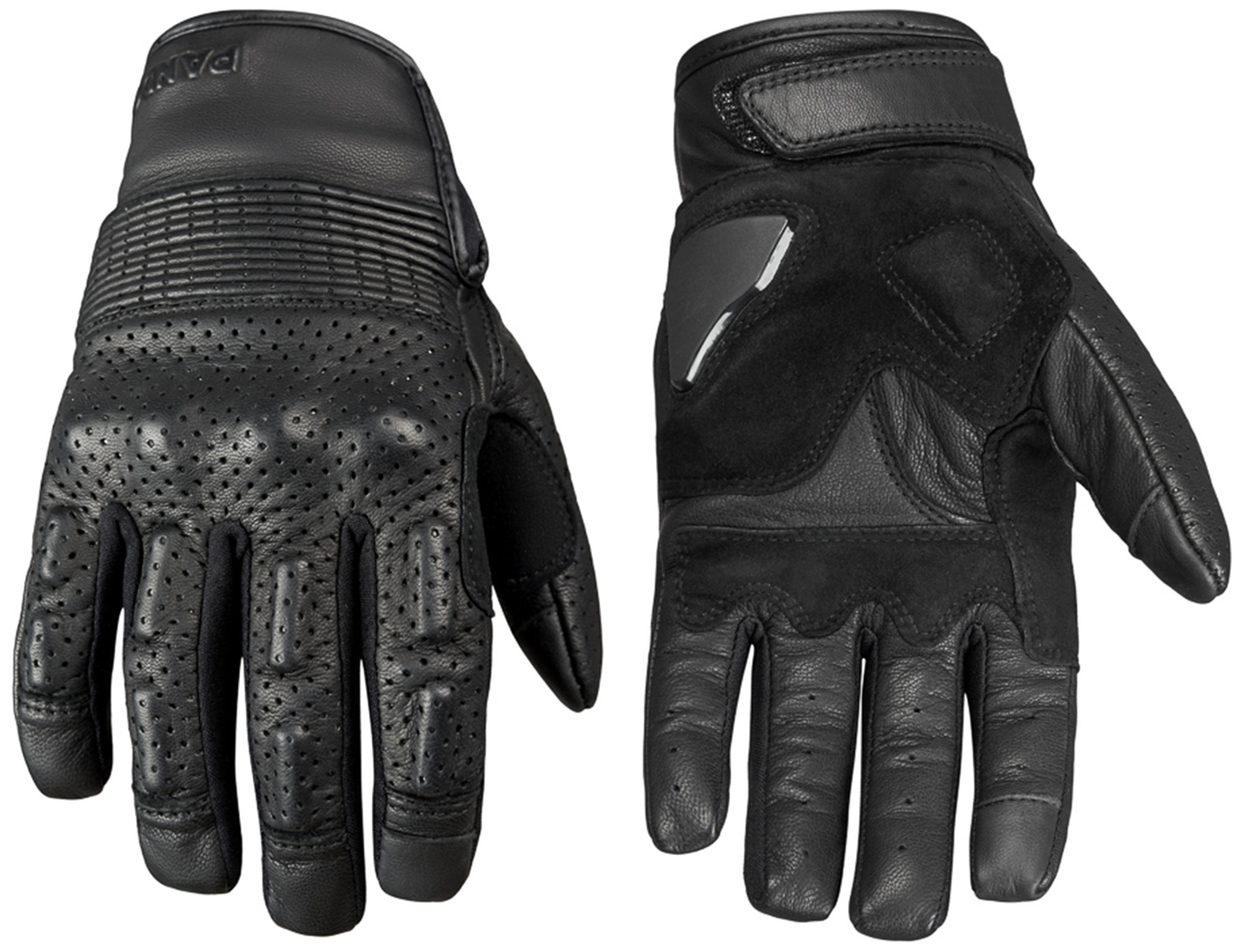 Pando Moto Onyx 02 Gants de moto perforés noir S Figure 2