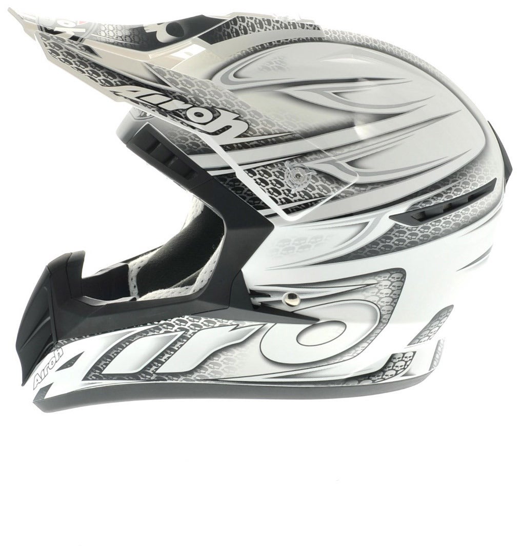 Airoh CR901 Linear Casco de Motocross blanco/naranja M (57/58) Figura 8