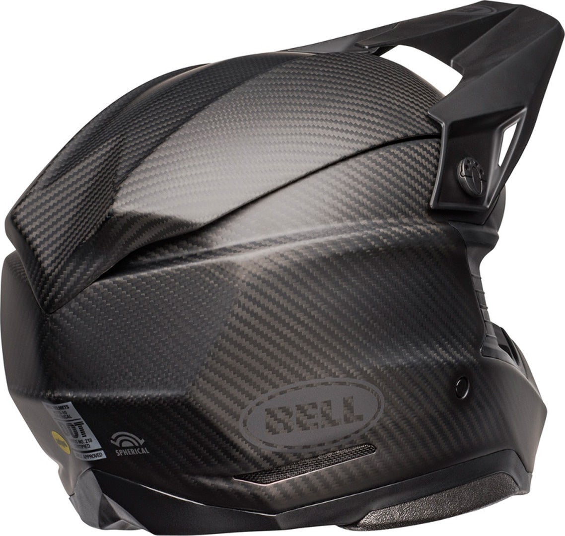 Bell Moto-10 Spherical Solid Casco Motocross nero opaco M (57/58) Figura 5