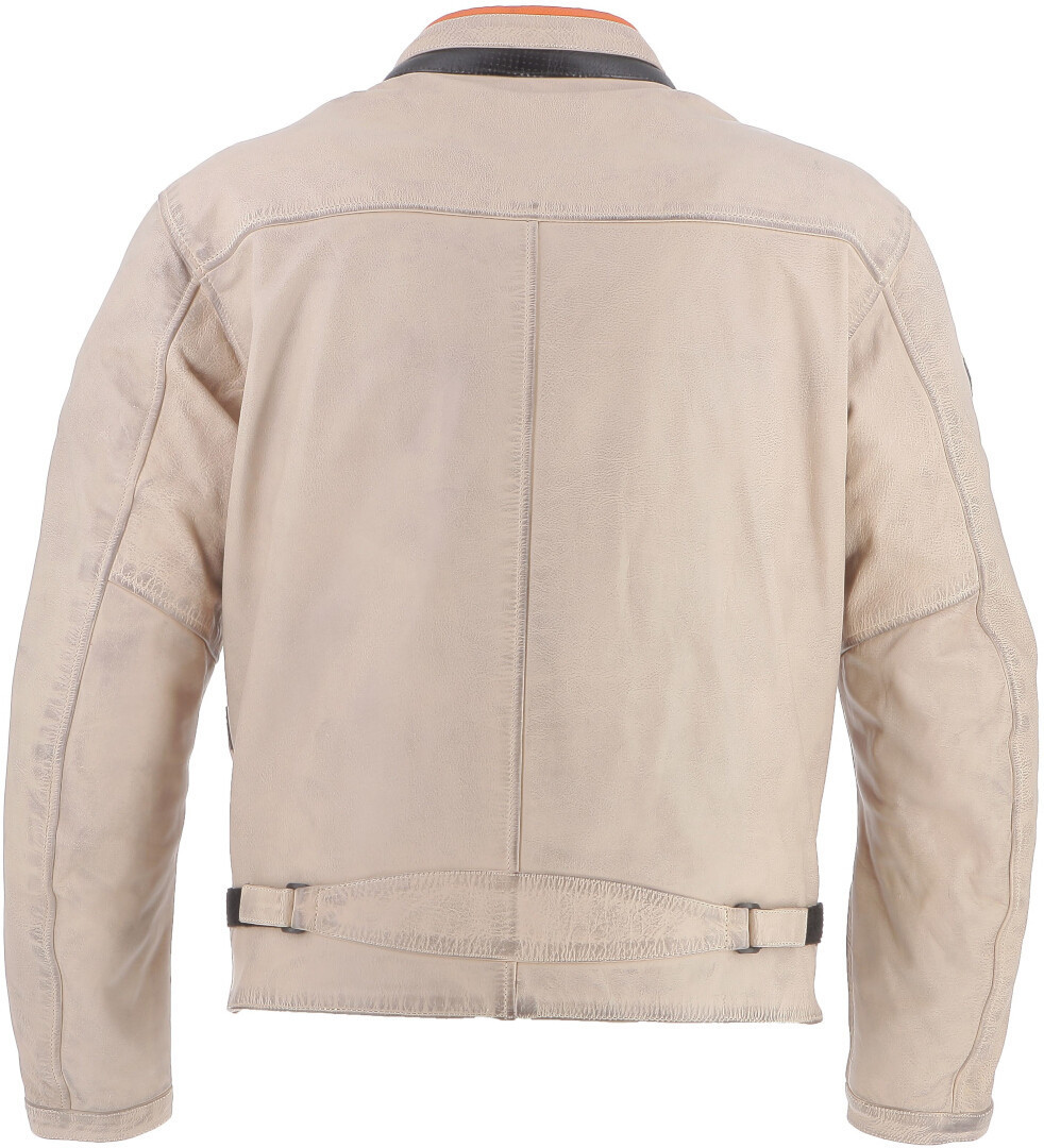 Helstons Ace 10Ans Motorrad Lederjacke beige L Abbildung 2