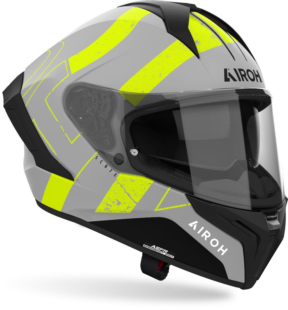 Airoh Matryx Scope Casco Gris mate/amarillo XL (61/62) Figura 4