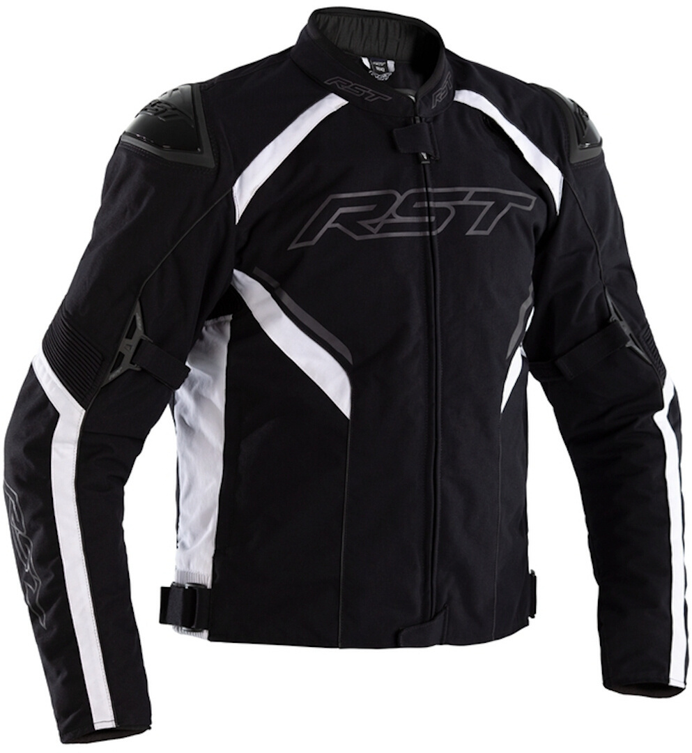 RST Sabre Airbag Giacca Tessile Moto Bianco/nero 3XL Figura 1