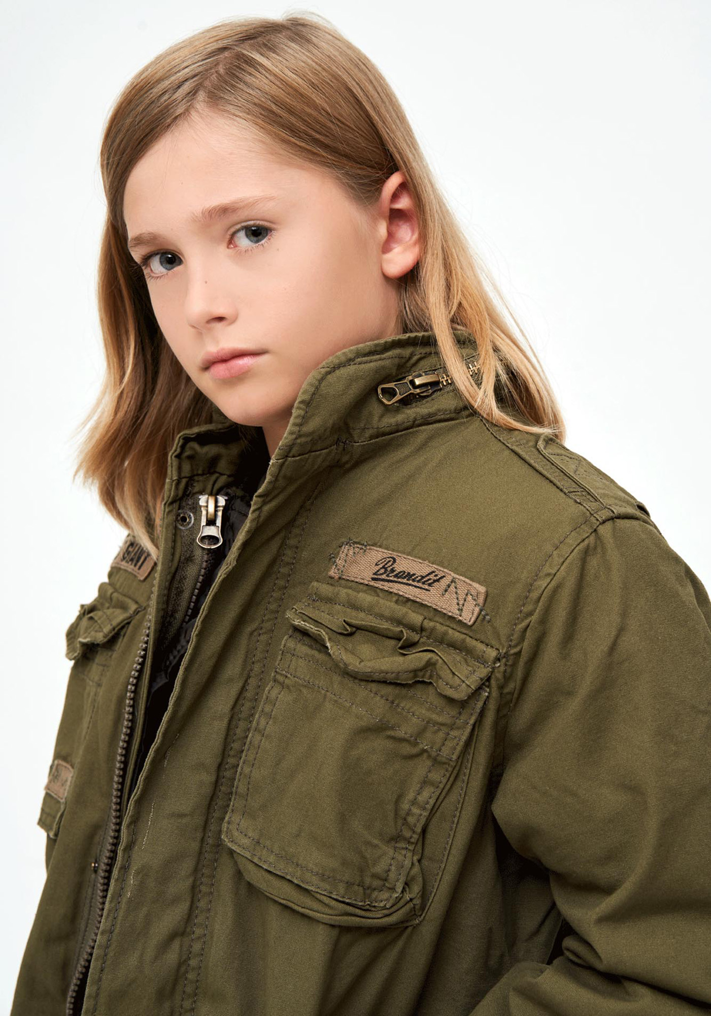 Brandit M65 Giant Kids Jacket olive 146-152 Figure 8