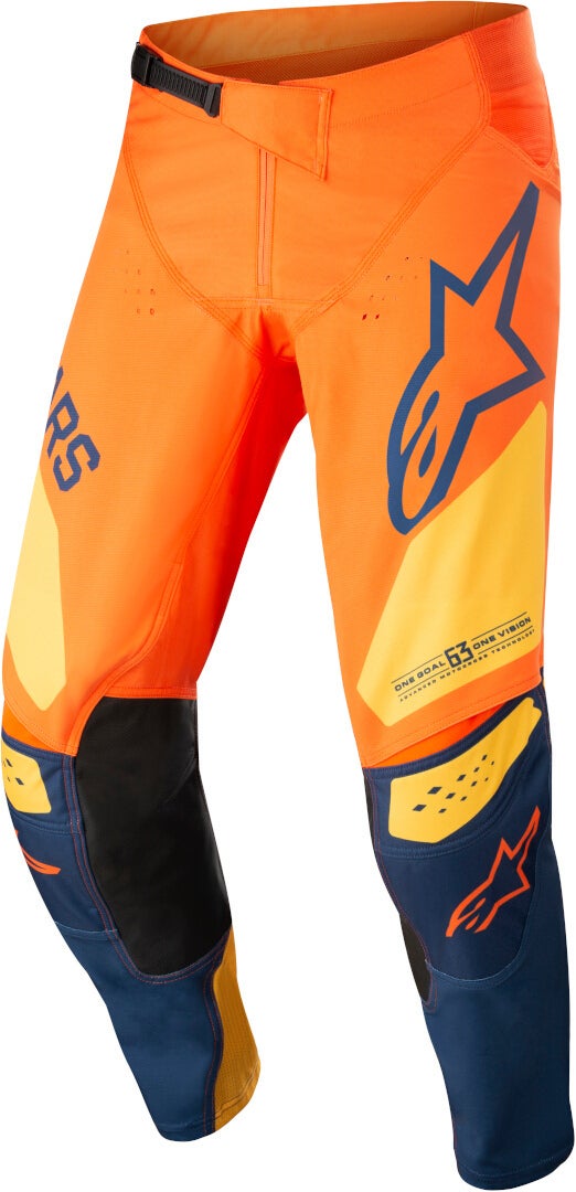 Alpinestars Techstar Factory Classic Motocross Pants orange/blue 36 Figure 1