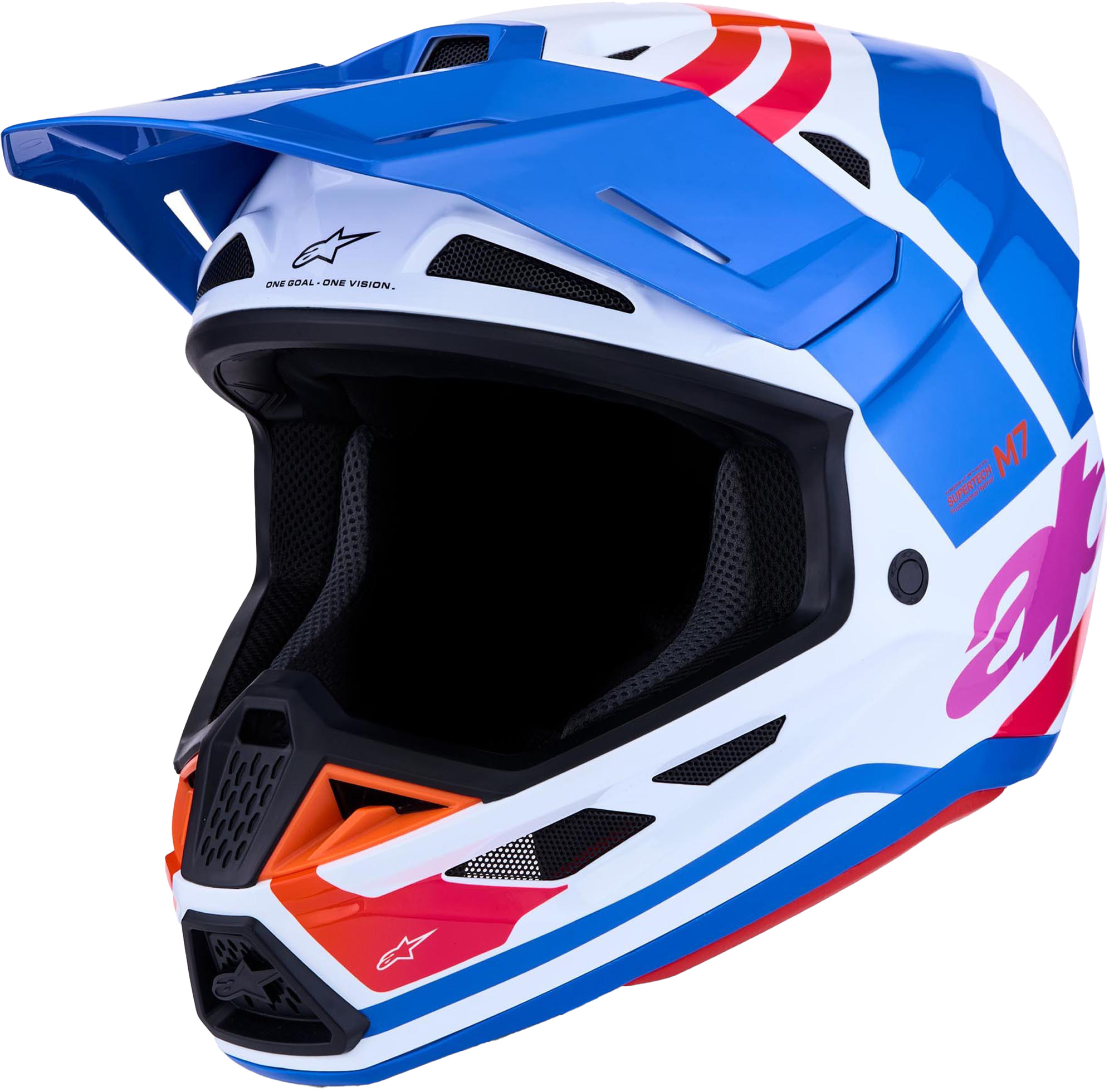 white/blue/orange