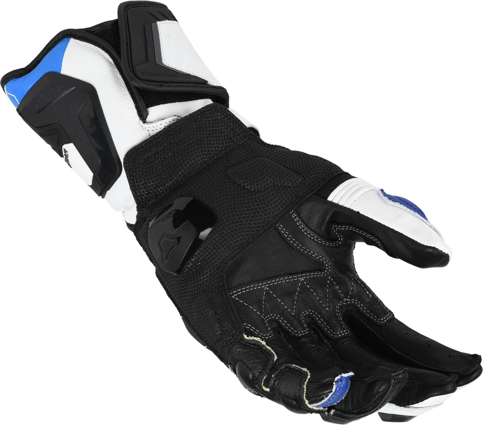 Macna Powertrack 2.5 Luvas de Motocicleta preto/azul 2XL Figura 2