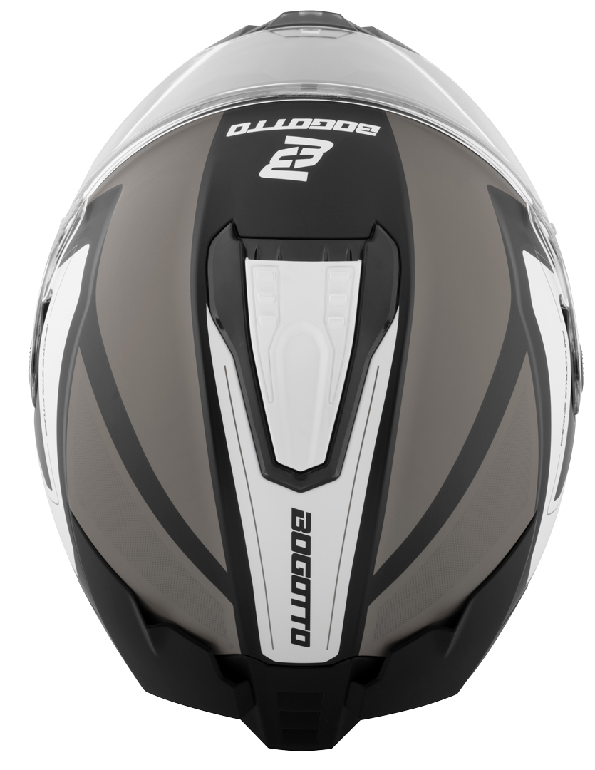 Bogotto FF122 BGT Helm grau/weiß L Abbildung 5
