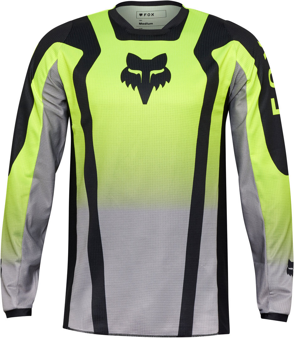 Fox Men's Yellow 180 Lean Motocross Jersey