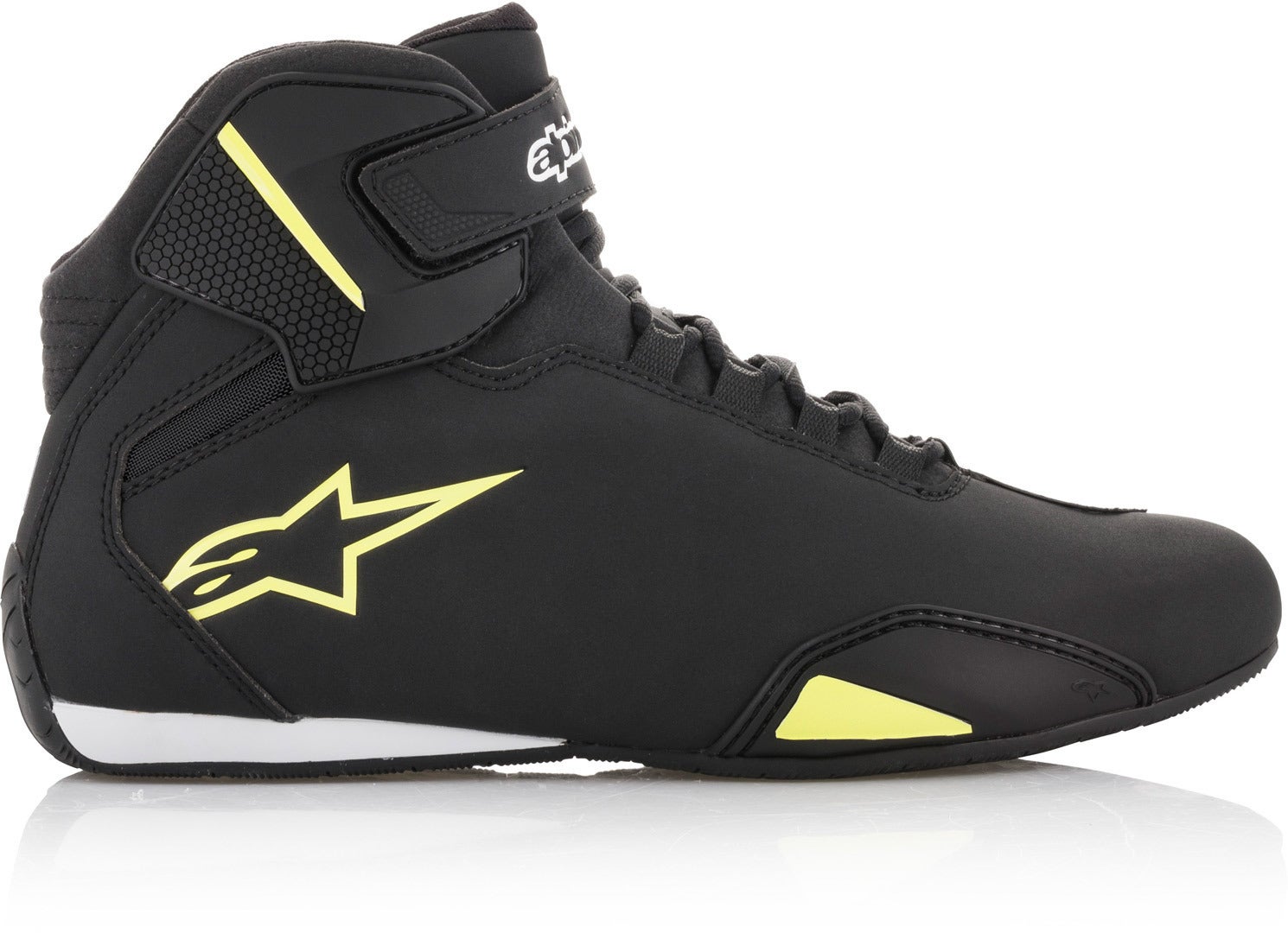 Alpinestars Sektor Motorcykel sko sort/neon-gul 38 Figur 4