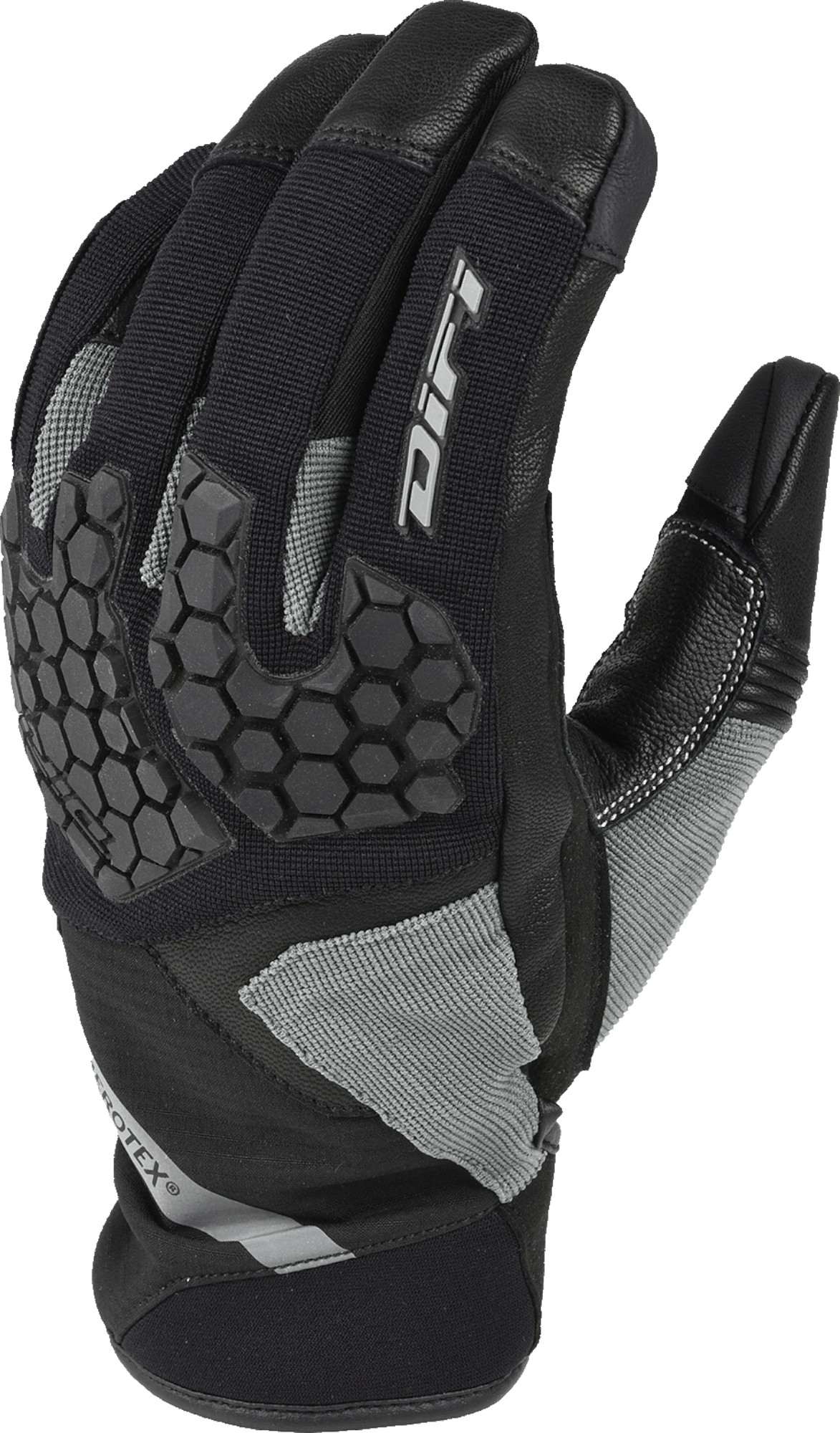DIFI La Oroya Aerotex vandtætte motorcykelhandsker sort/grå 3XL Figur 1