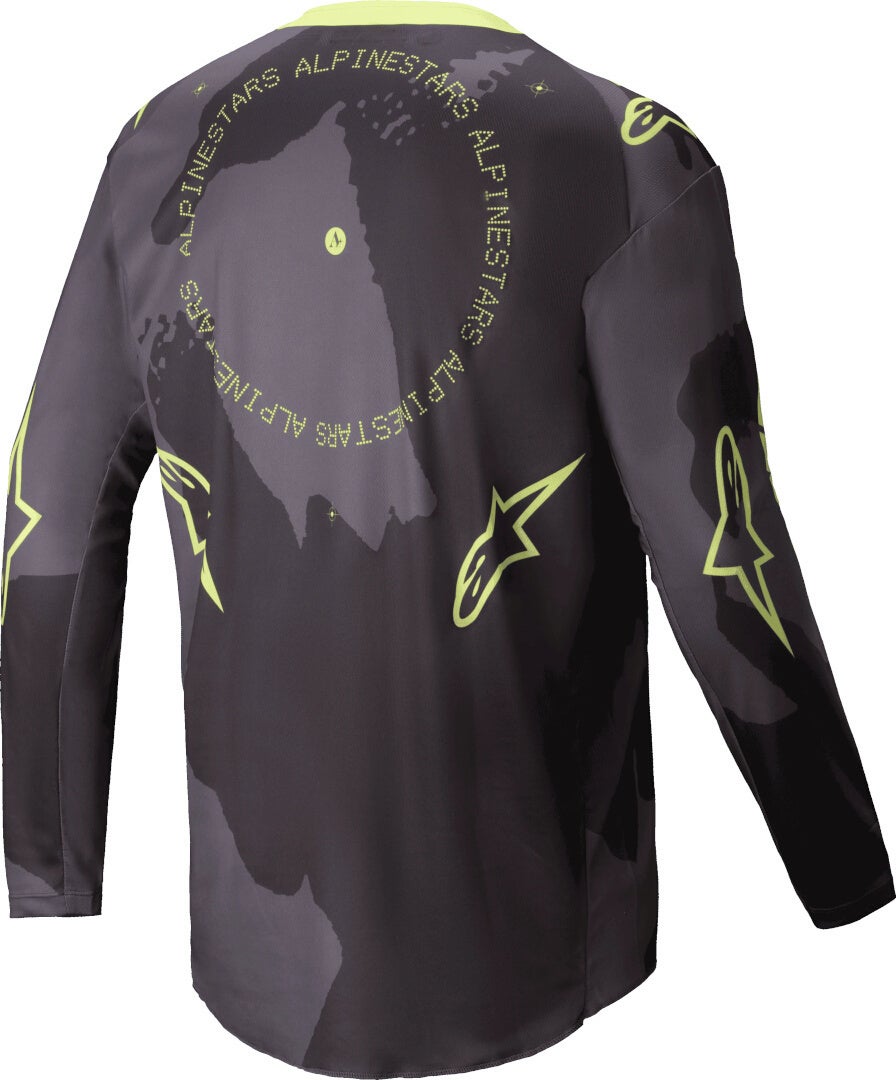 Alpinestars Racer Hollow Motocross Jersey grau/gelb S Abbildung 3