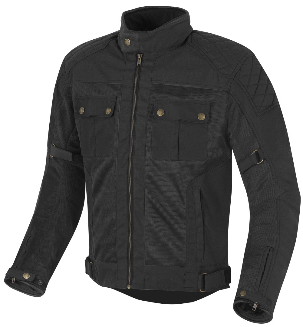 Merlin Shenstone Motorcycle Waxed Jacket black S Figure 1