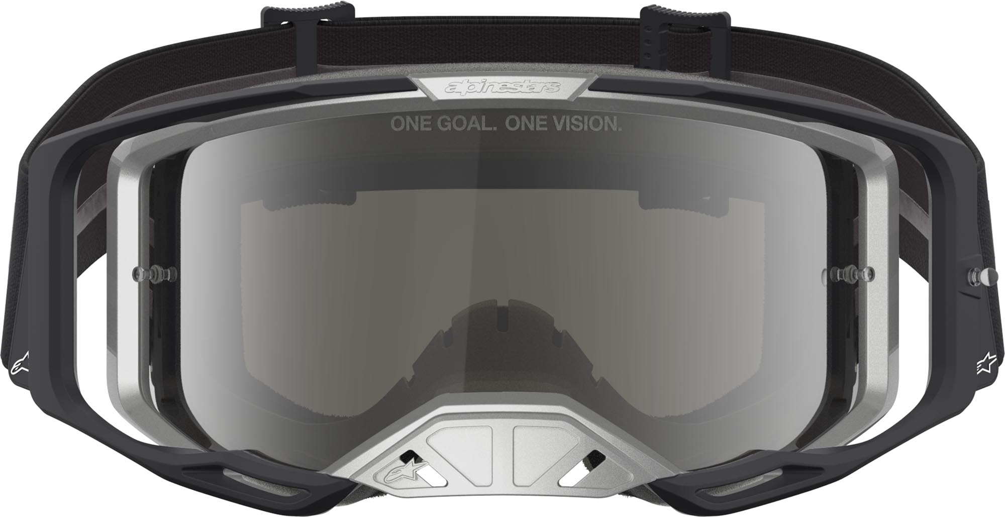 Alpinestars Vision 8 Amber Mirror Motocross Goggles black/silver Figure 4