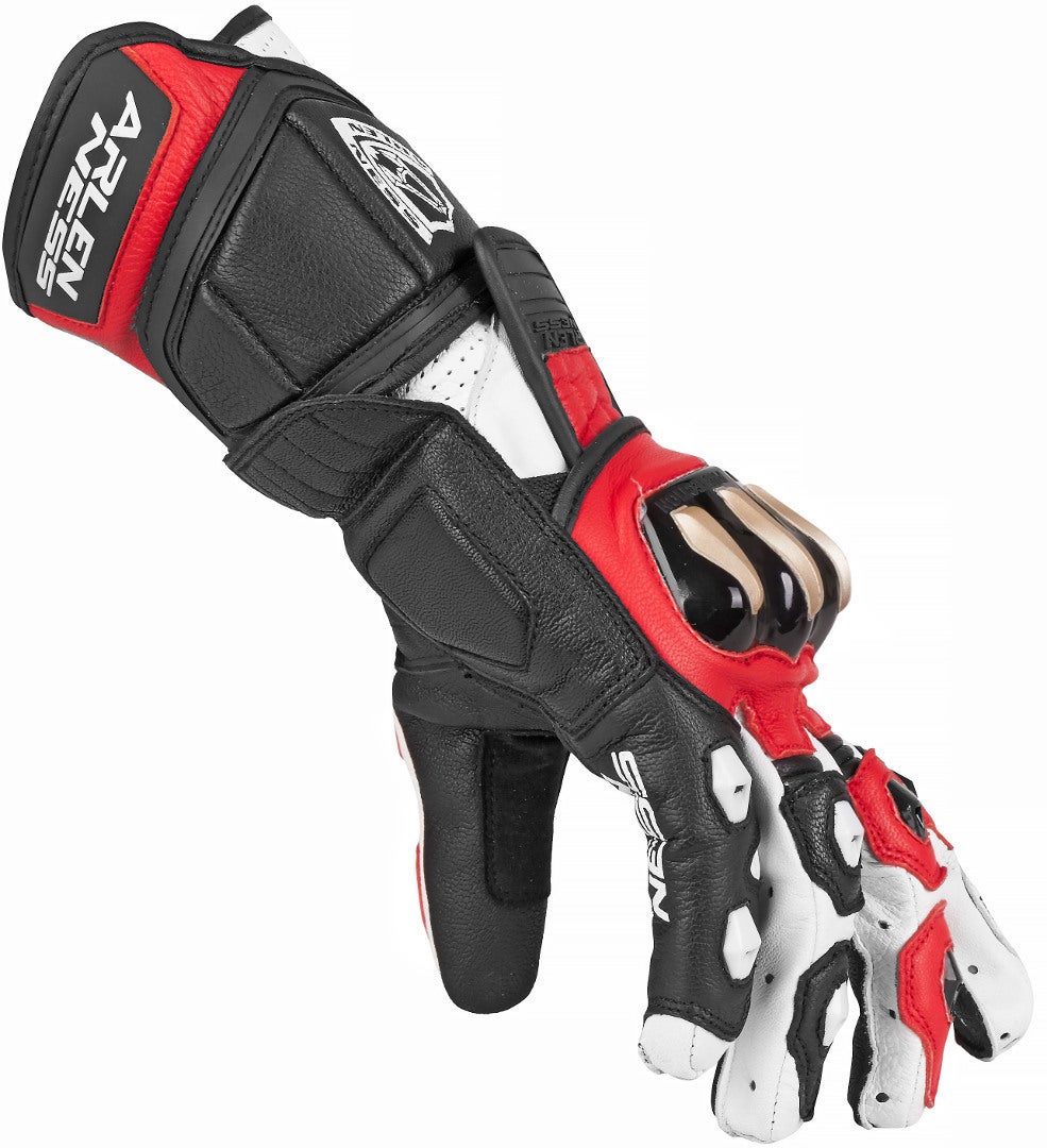 Arlen Ness Yakun Motorcycle Gloves black/red S Figure 3