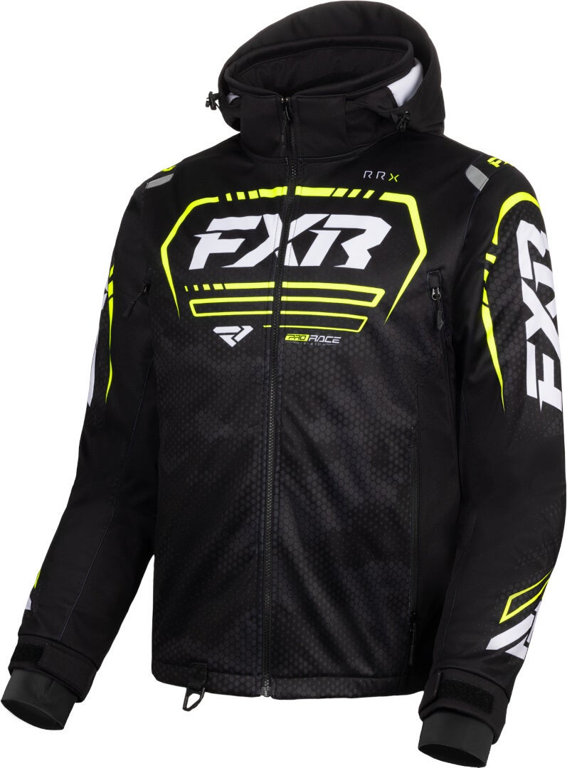 FXR RRX 2025 Veste de motocross imperméable Noir/Blanc/Jaune XL Figure 1