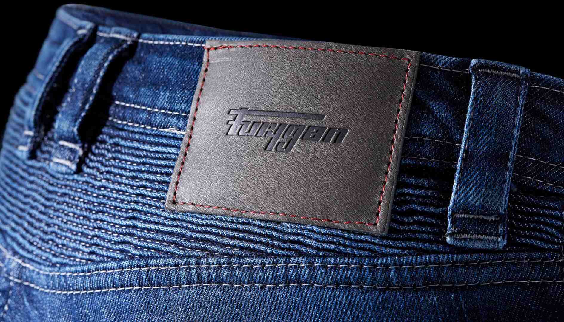 Furygan Purdey Evo Slim Jeans da moto da donna blu 32/32 Figura 12