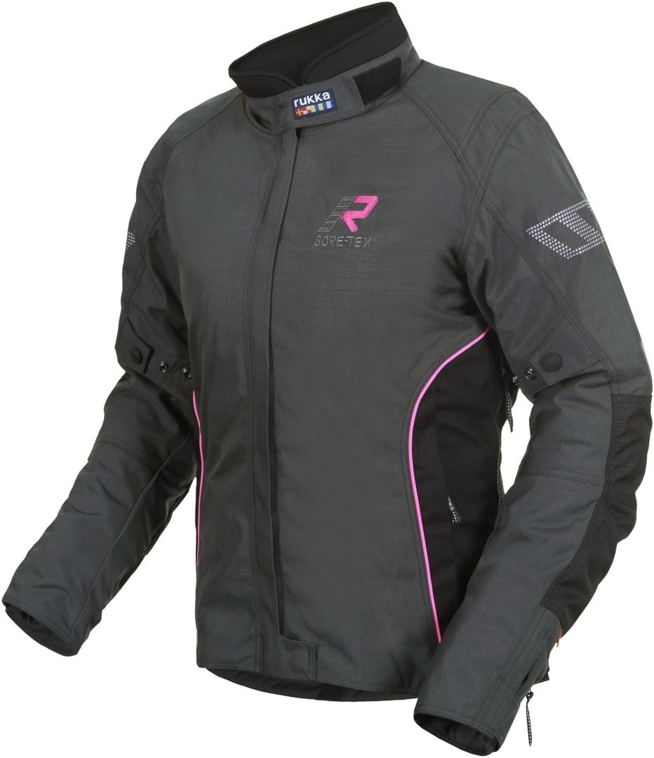 Rukka Hermia Gore-Tex Damen Motorrad Textiljacke grau/pink 44 Abbildung 1