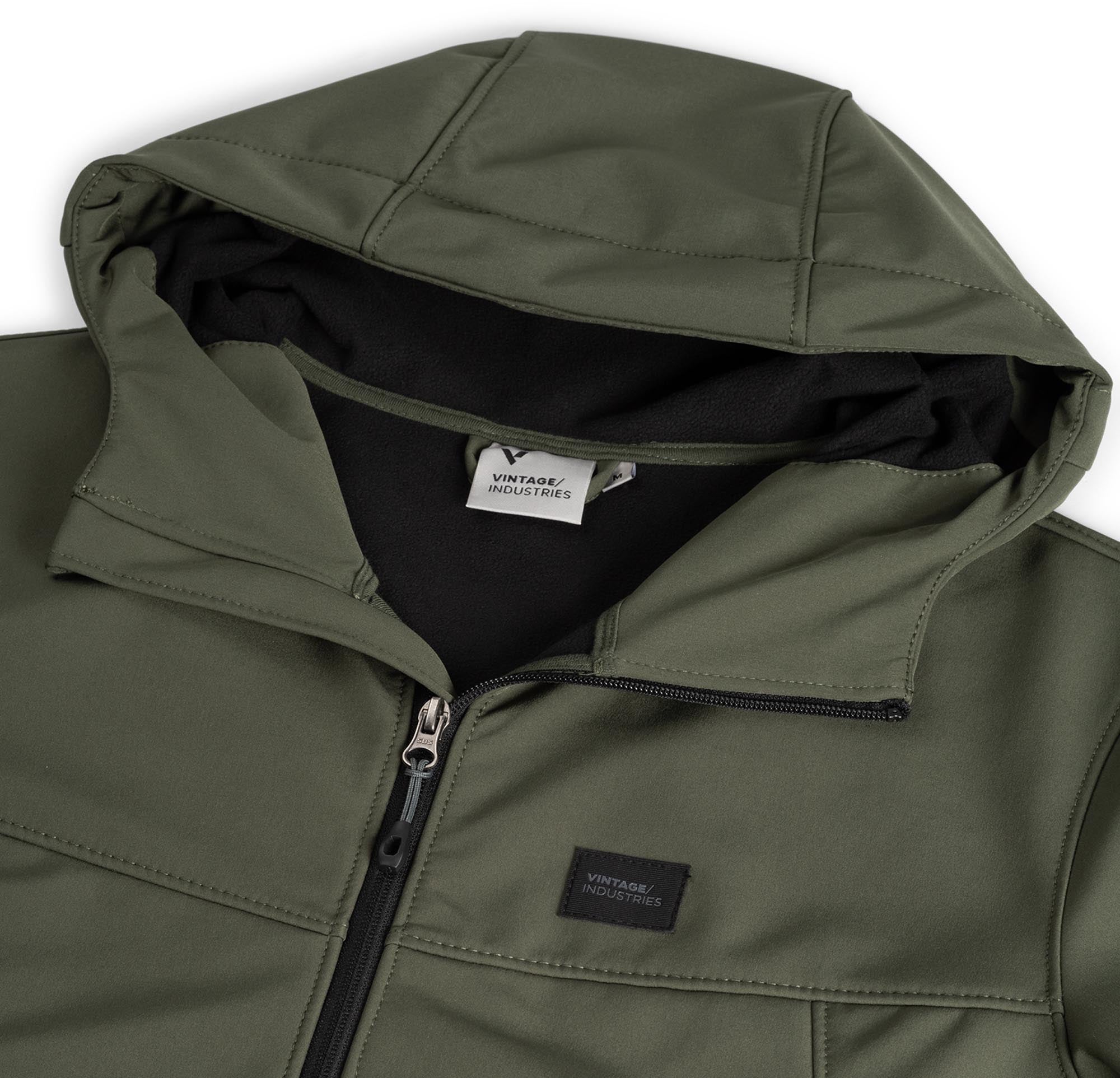 Vintage Industries Alford Softshell Куртка Олив XXL Рисунок 3