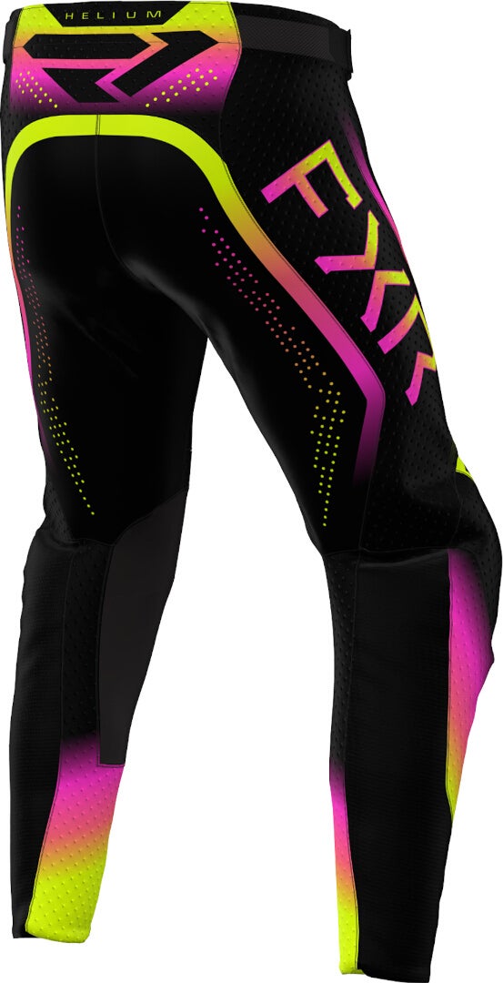 FXR Helium 2024 Motocross bukser sort/pink/gul 30 Figur 2