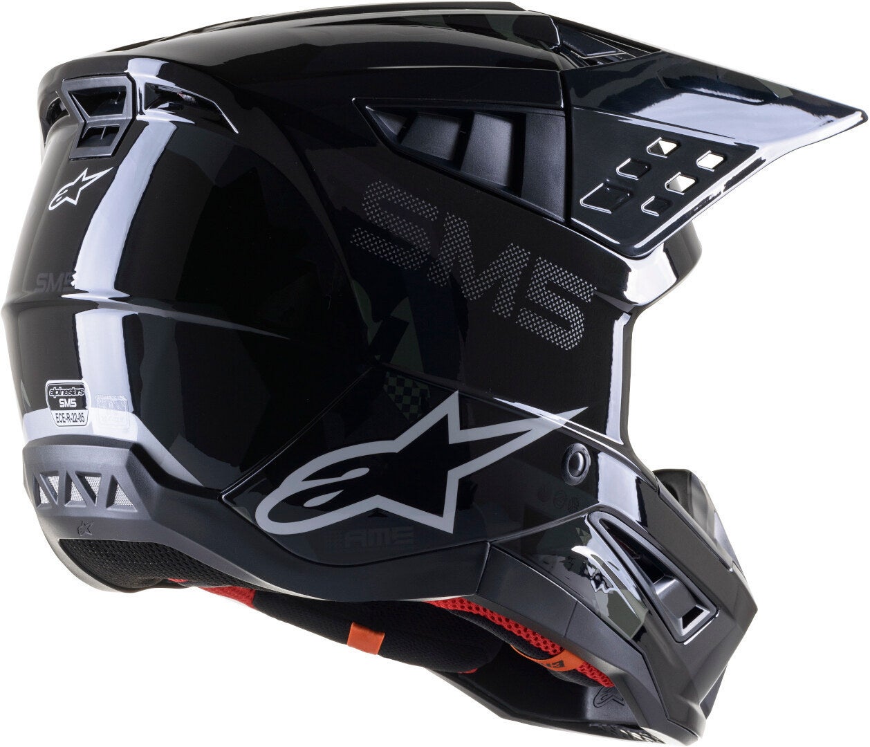 Alpinestars S-M5 Rover Motocross Helm schwarz/grau S (55/56) Abbildung 2