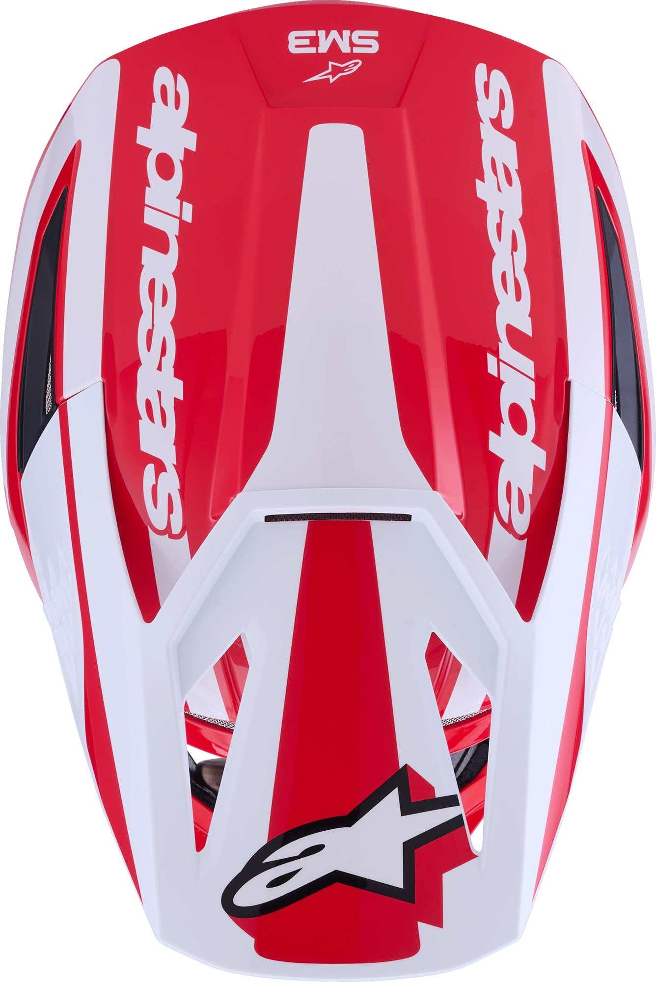 Alpinestars S-M3 Heat Шлем для мотокросса красно-белый S (55/56) Рисунок 3