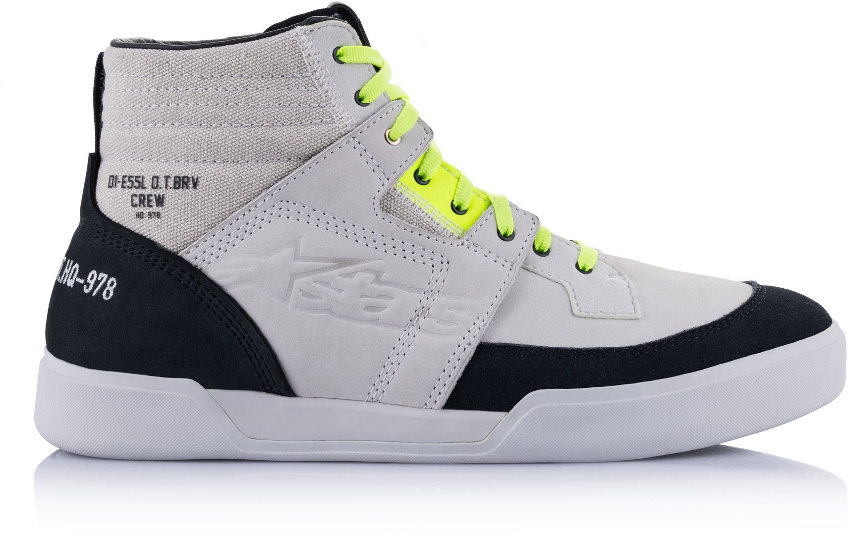 Alpinestars AS-DSL Akio Chaussures de moto Gris clair/vert 8,5 (41) Figure 5
