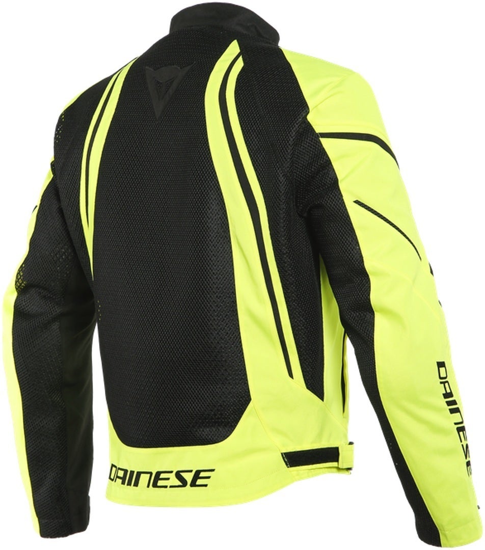 Dainese Air Crono 2 Tex Motorcycle Textile Jacket black/yellow 46 Figure 2