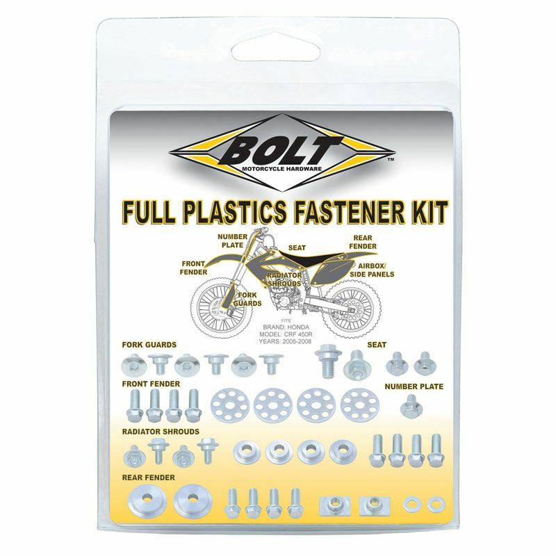 Bolt Kit de fixare a plasticului Yamaha YZ/WR din oțel inoxidabil Figura 2