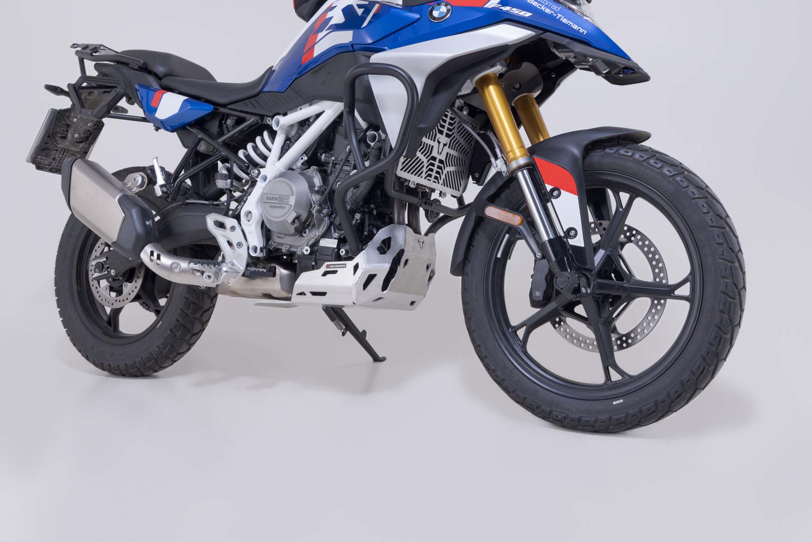 SW-Motech Motorbeschermer - Zilver. BMW F 450 GS (25-). Figuur 1
