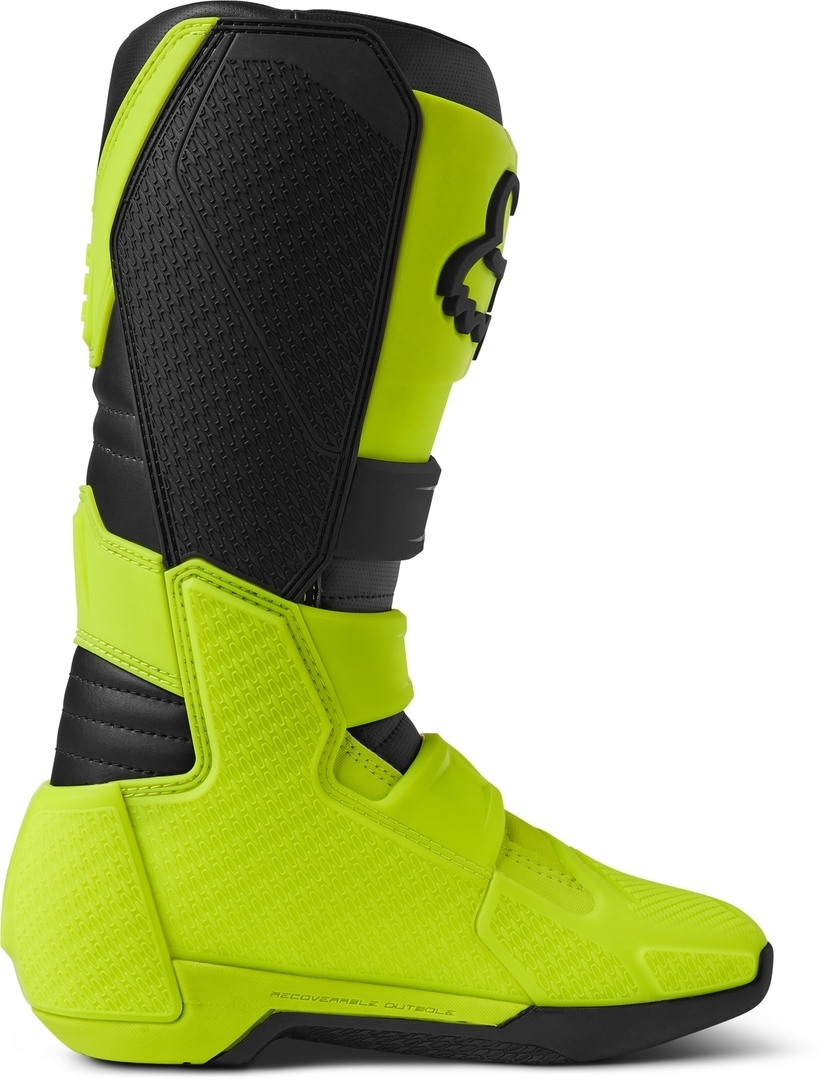 FOX Comp Motocross støvler sort/neon-gul 9,5 Figur 3