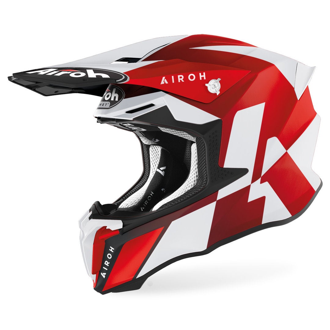 Airoh Twist 2.0 Lift Motorcross helm rood/wit XXL (63) Figuur 1