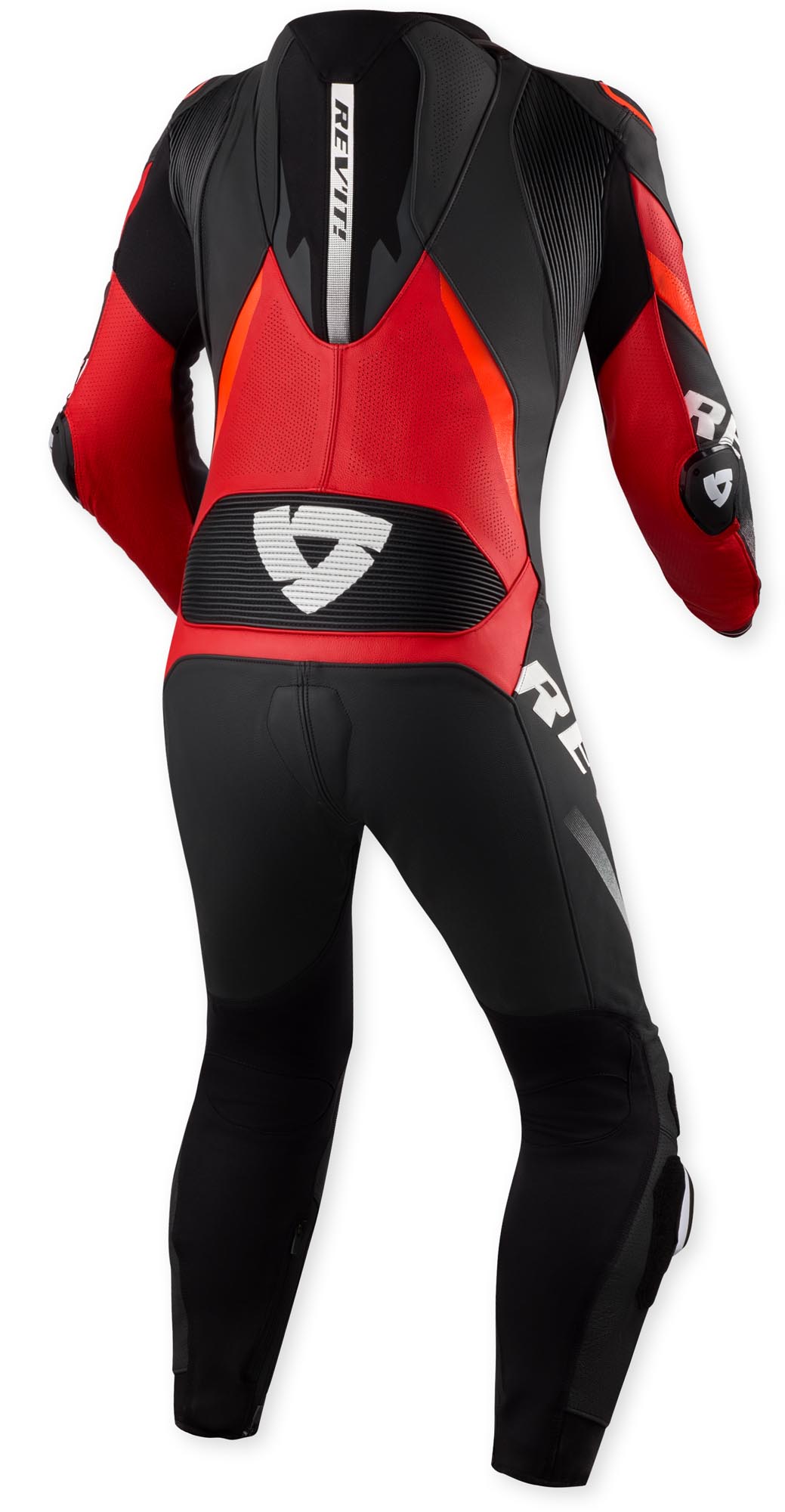 Side view of Revit Hyperspeed 3 perforated One Piece Motorcycle Leather Suit