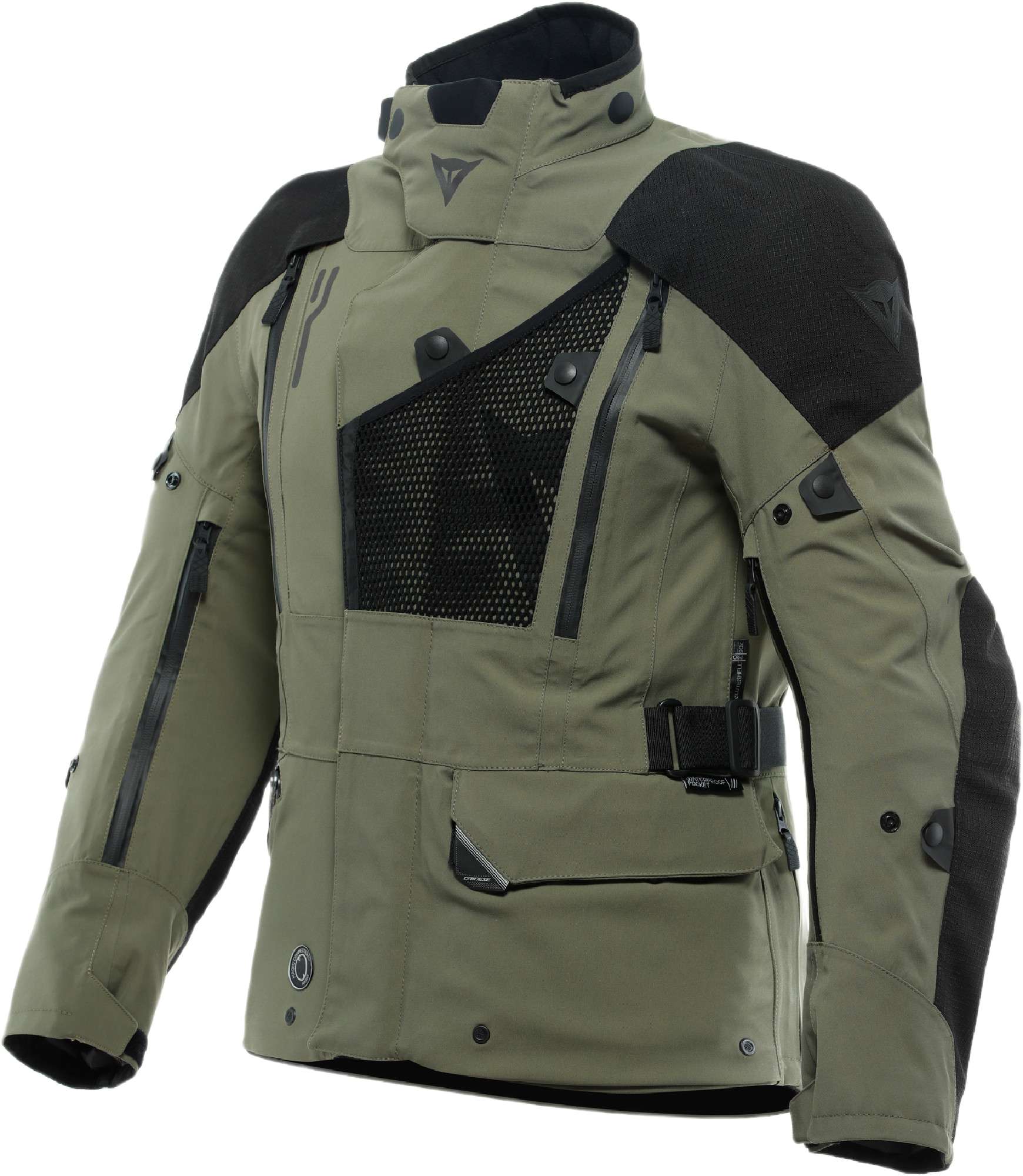 Dainese Hekla Absoluteshell Pro 20K D-Dry Motorrad Textiljacke dunkelgrün/schwarz 52 Abbildung 1