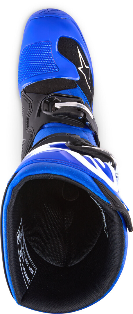 Alpinestars Tech 7S Motocrossstøvler til unge blå/hvid/sort 37 Figur 3