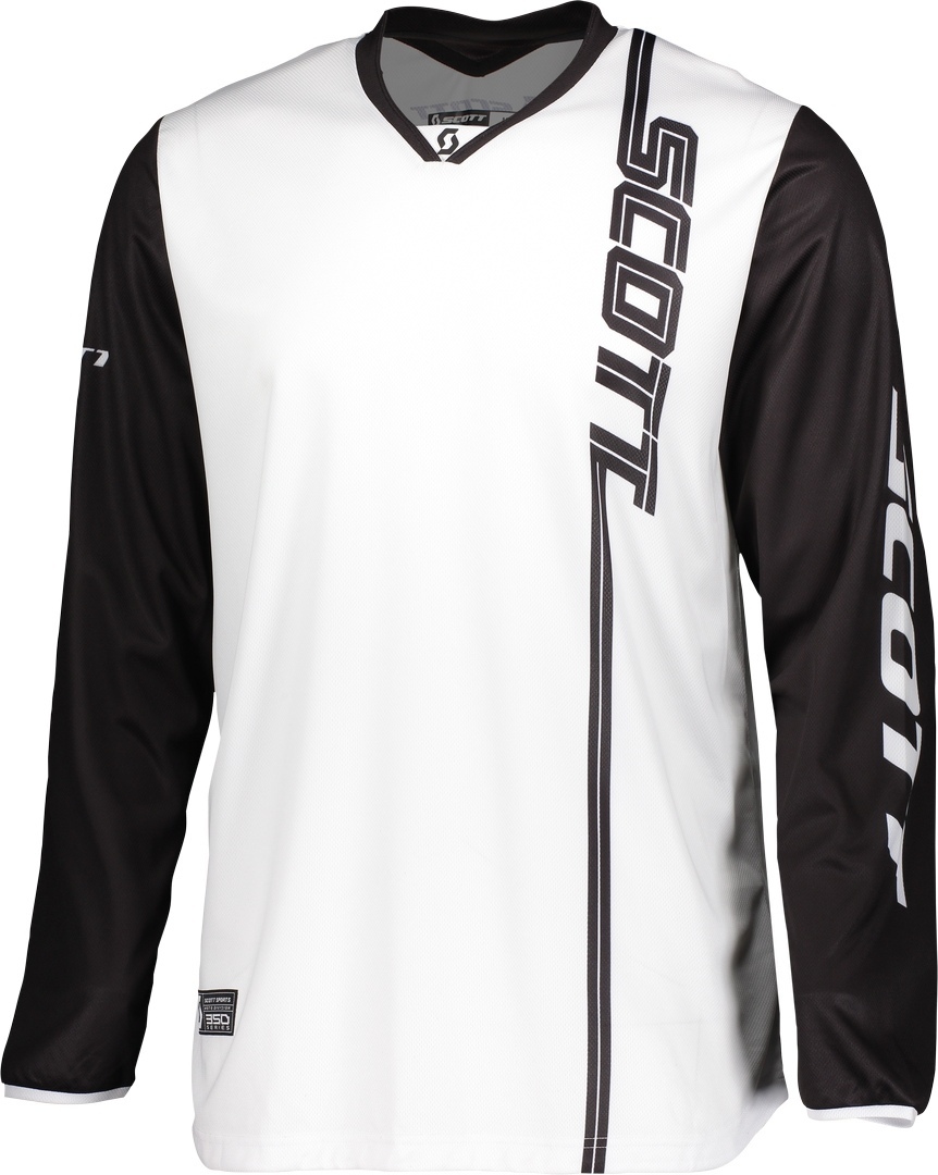 Scott 350 Swap Tricou de motocross alb/negru XL Figura 1