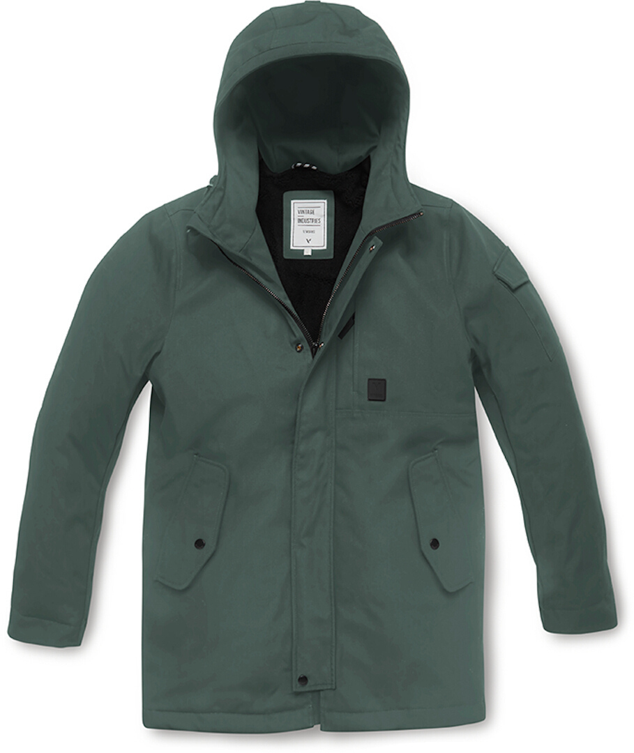 Vintage Industries Gus Parka grå M Figur 1