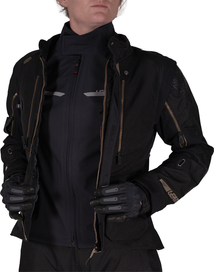 Leatt ADV Multitour 5.5 Dame motorcykel tekstiljakke Sort L Figur 6