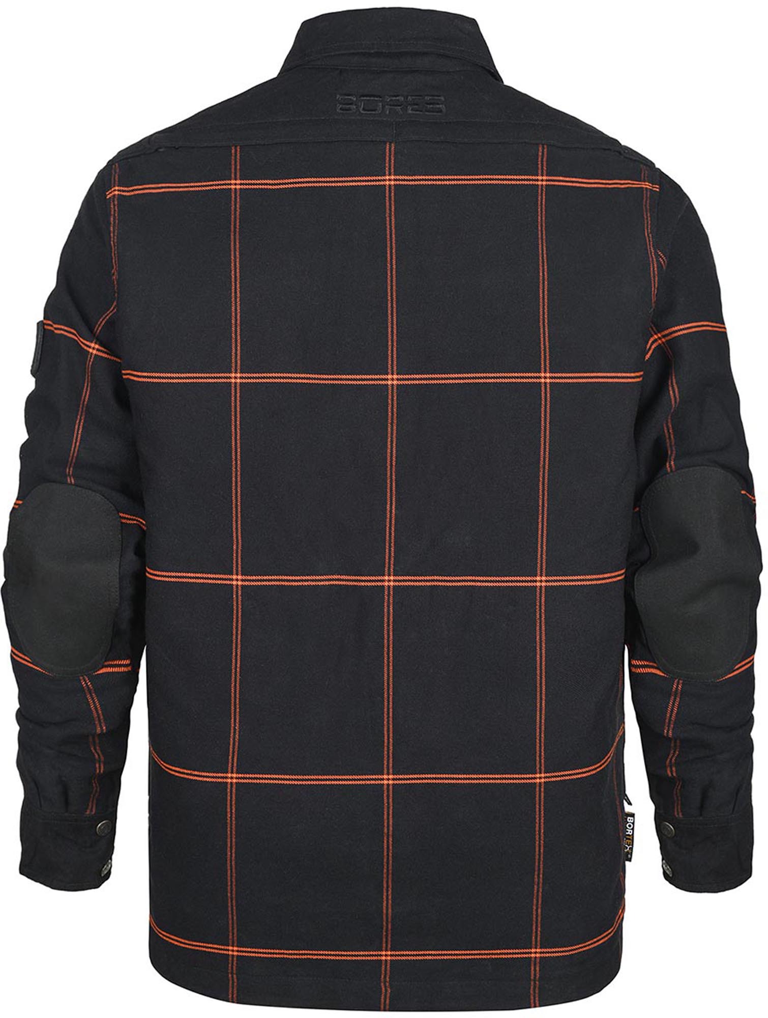 Bores Lumberjack Premium Plus Bortexx Motorradhemd AAA schwarz/orange S Abbildung 3