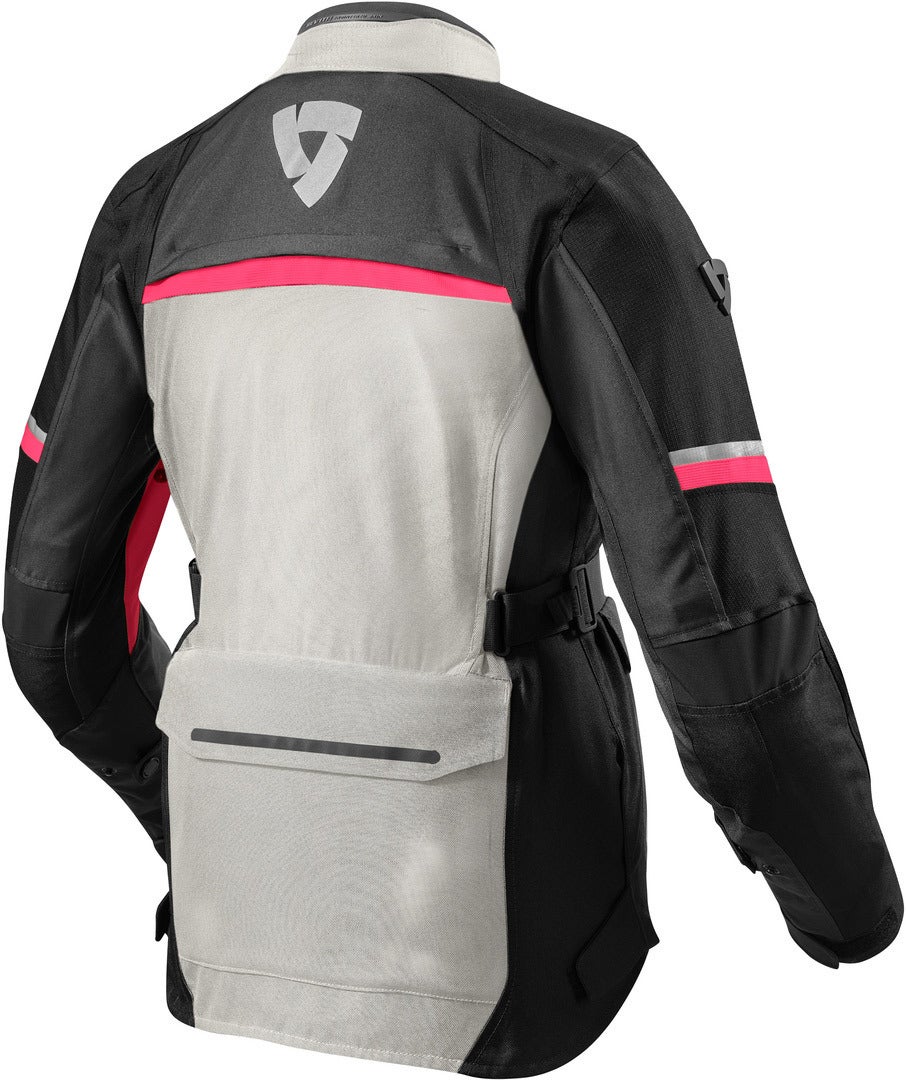 Revit Outback 3 Damer motorcykel tekstil jakke Sølv/Fuchsia 44 Figur 2