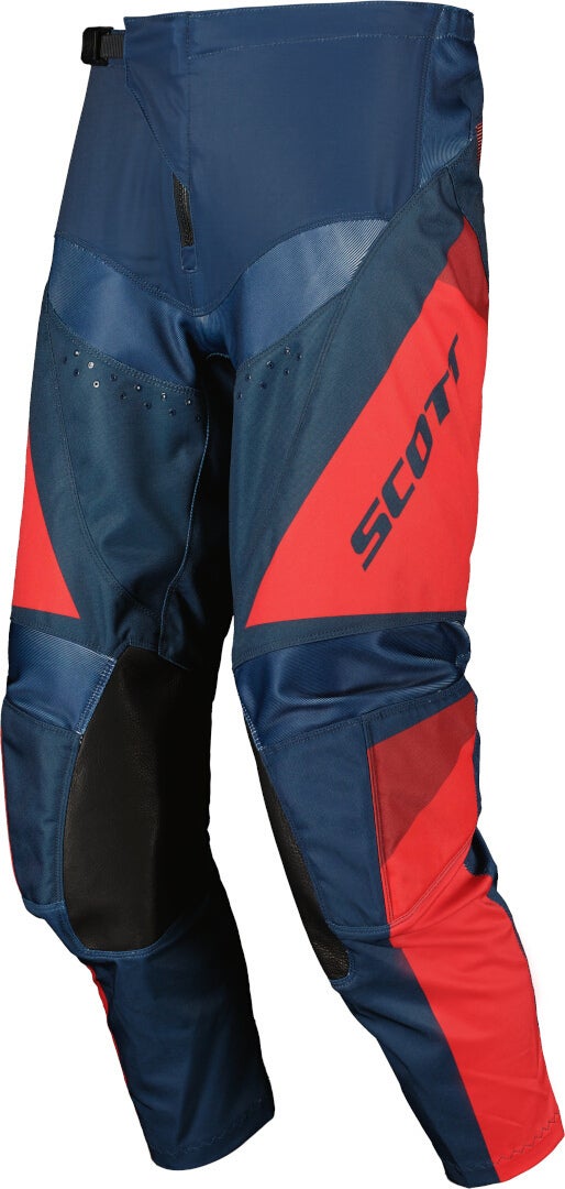 Scott Evo Track Pantaloni Motocross Blu scuro/rosso neon 36 Figura 1