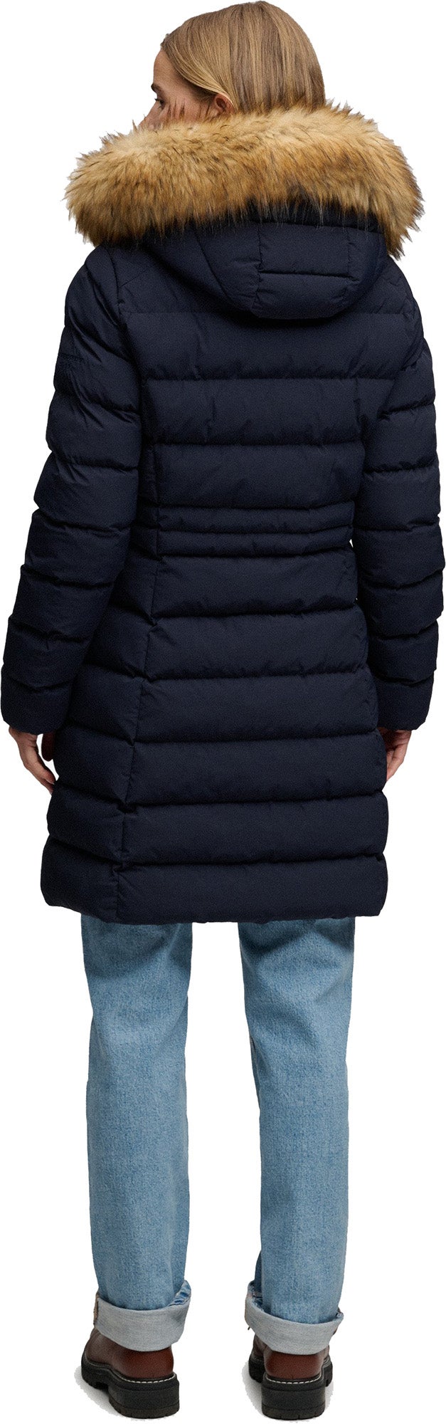 Superdry & Co Fuji Płaszcz damski Ciemny granat M Rysunek 5