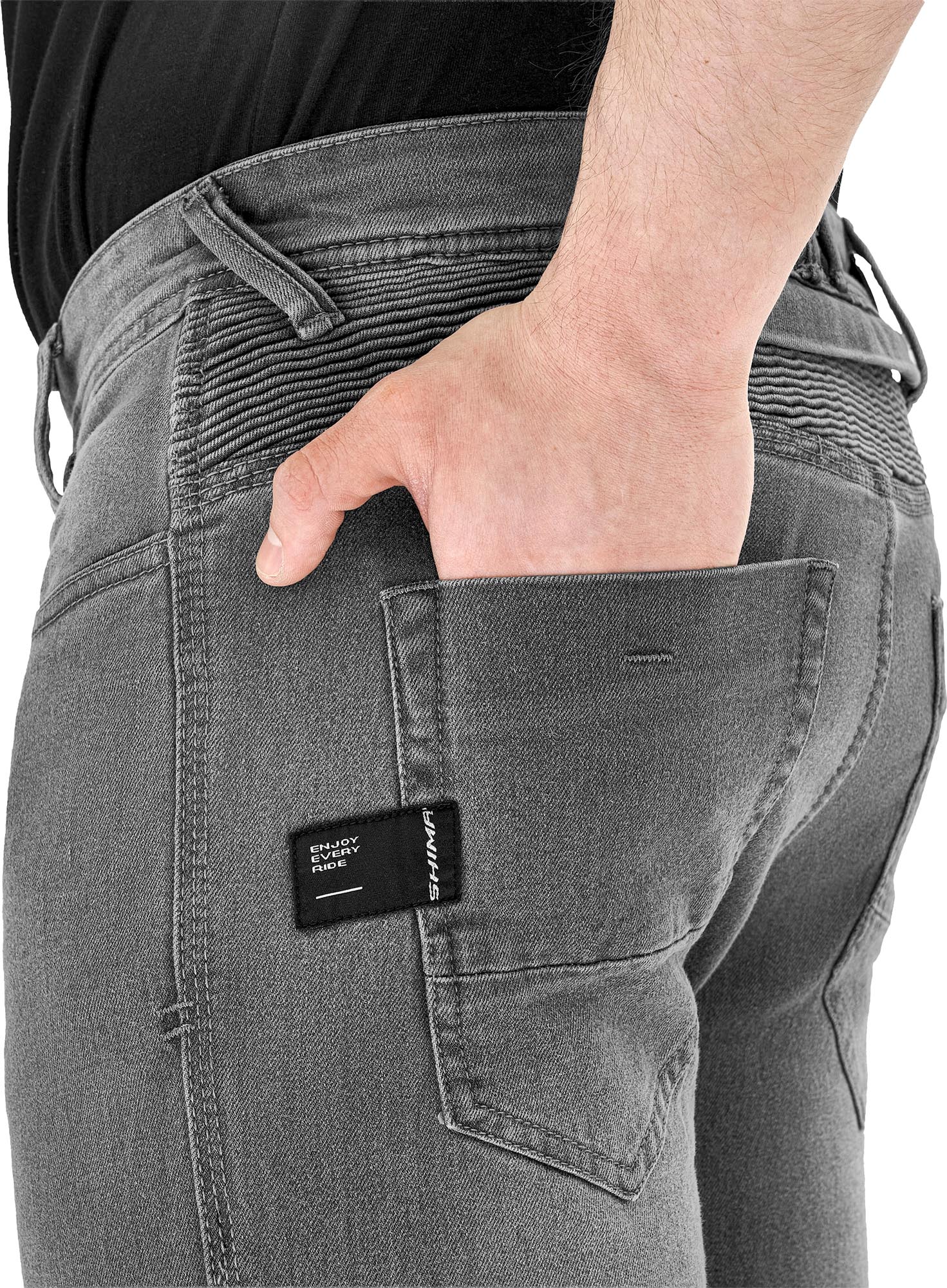SHIMA Zenith Motorrad Jeans gris 36/32 Figure 9