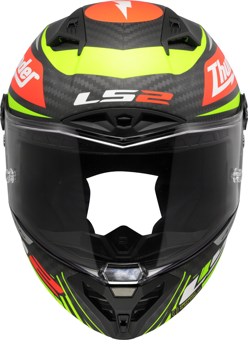 LS2 FF805 Thunder GP Black Replica Carbon Helm XL (61/62) Figuur 8