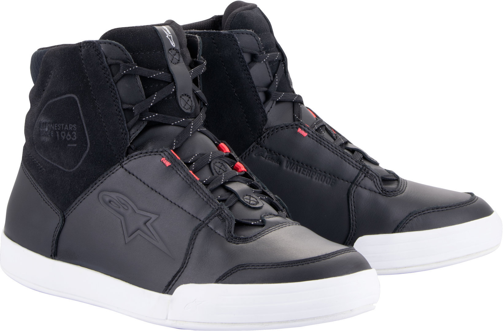 Alpinestars Stella Chrome Drystar Pantofi impermeabili pentru motociclete pentru femei Negru/roz 5 Figura 1