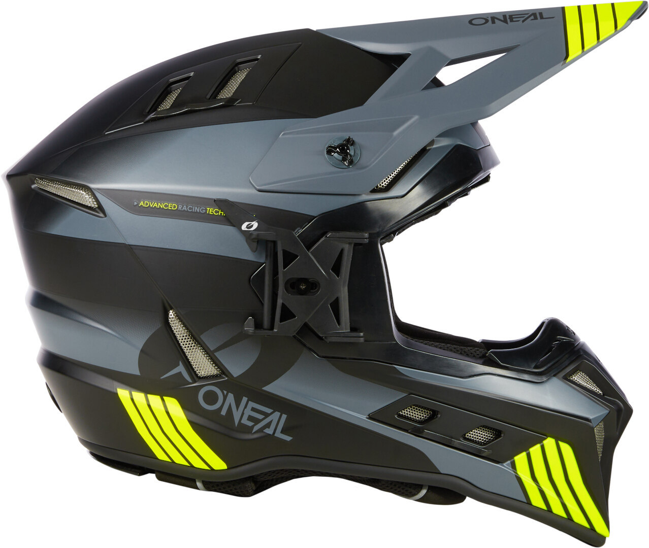Oneal EX-SRS Hitch Cască de motocross Negru mat/neon XS (53/54) Figura 4