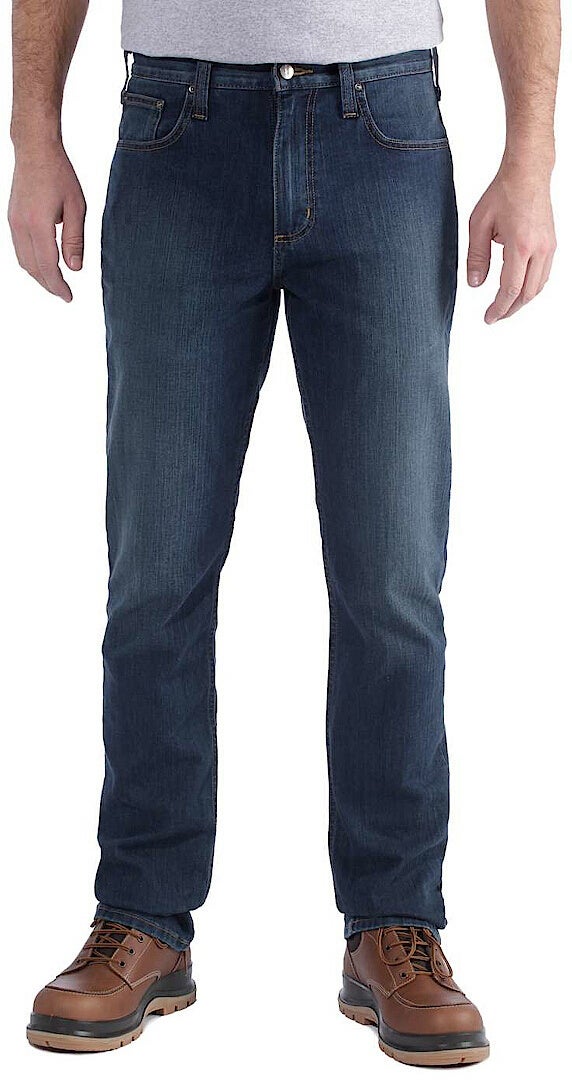 Carhartt Rugged Flex Straight Tapered Jeans Let Stenvask 34 L34 Figur 5